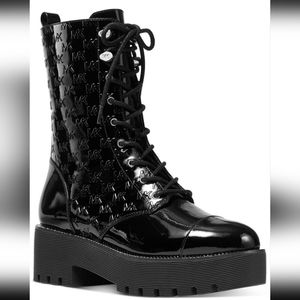 Michael Kors Bryce Logo Combat Boots